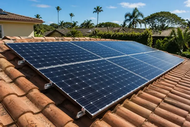 Installation de panneaux solaires à Coarraze